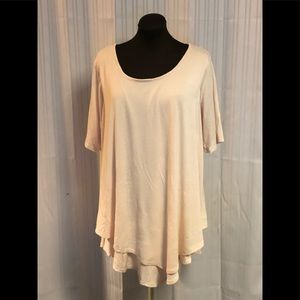 Pale pink tunic top